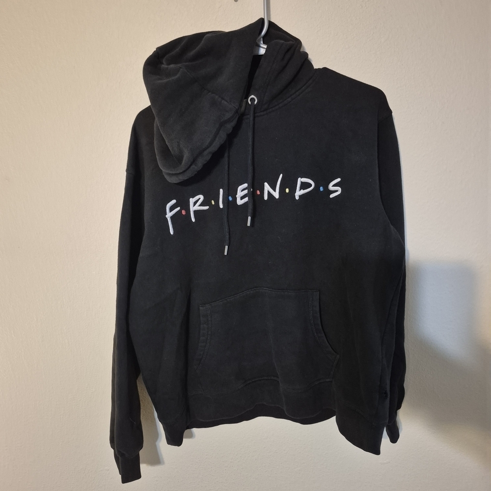 H&M Black Hoodie with Logo